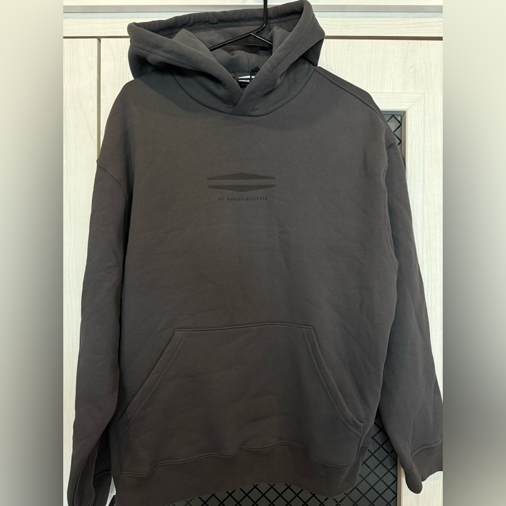 Men’s NWT Small Harley Davidson Classic Logo Hoodie Storm Grey
